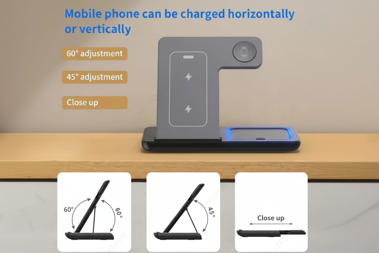 Foldable Wireless Charging Station