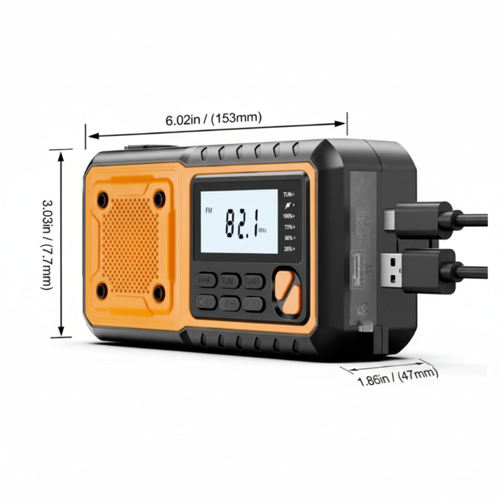 Emergency Radio with Power Bank