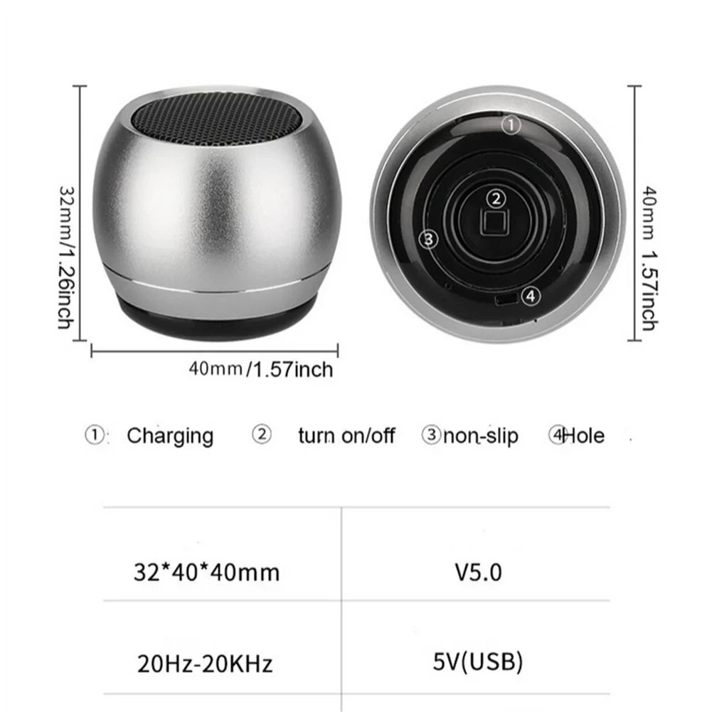 Mini Portable Bluetooth Speaker