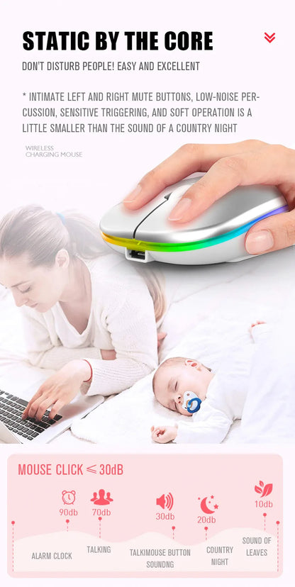 Rechargeable RGB Wireless Mouse