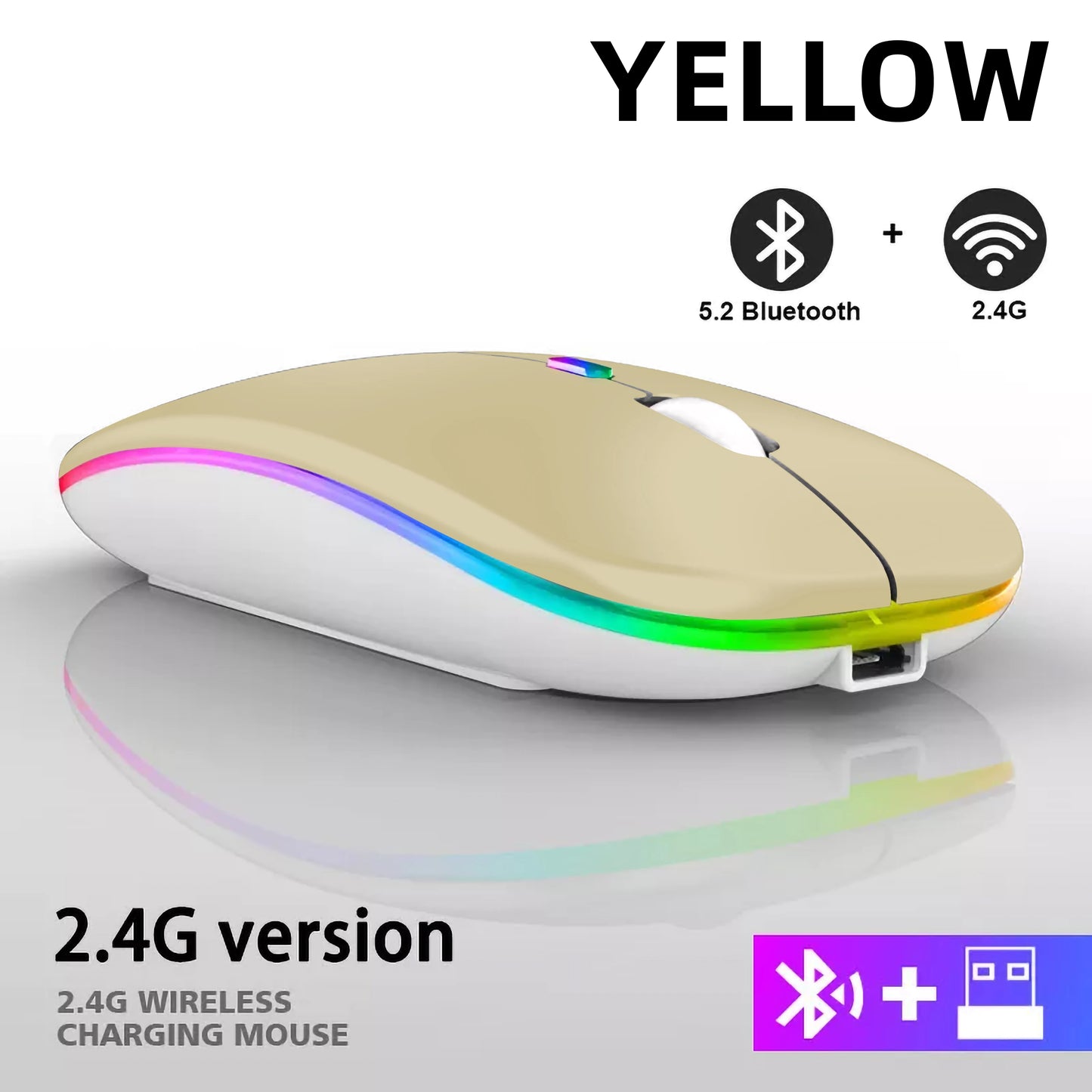Rechargeable RGB Wireless Mouse