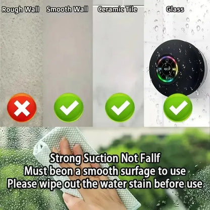 Waterproof Bluetooth Suction Speaker