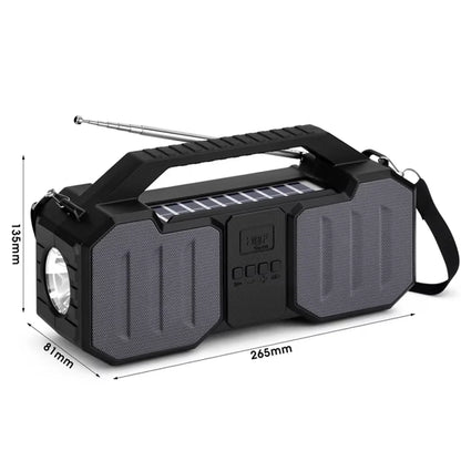Solar Bluetooth Speaker Radio