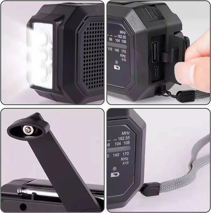Emergency Solar Crank Radio