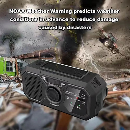 Emergency Solar Crank Radio