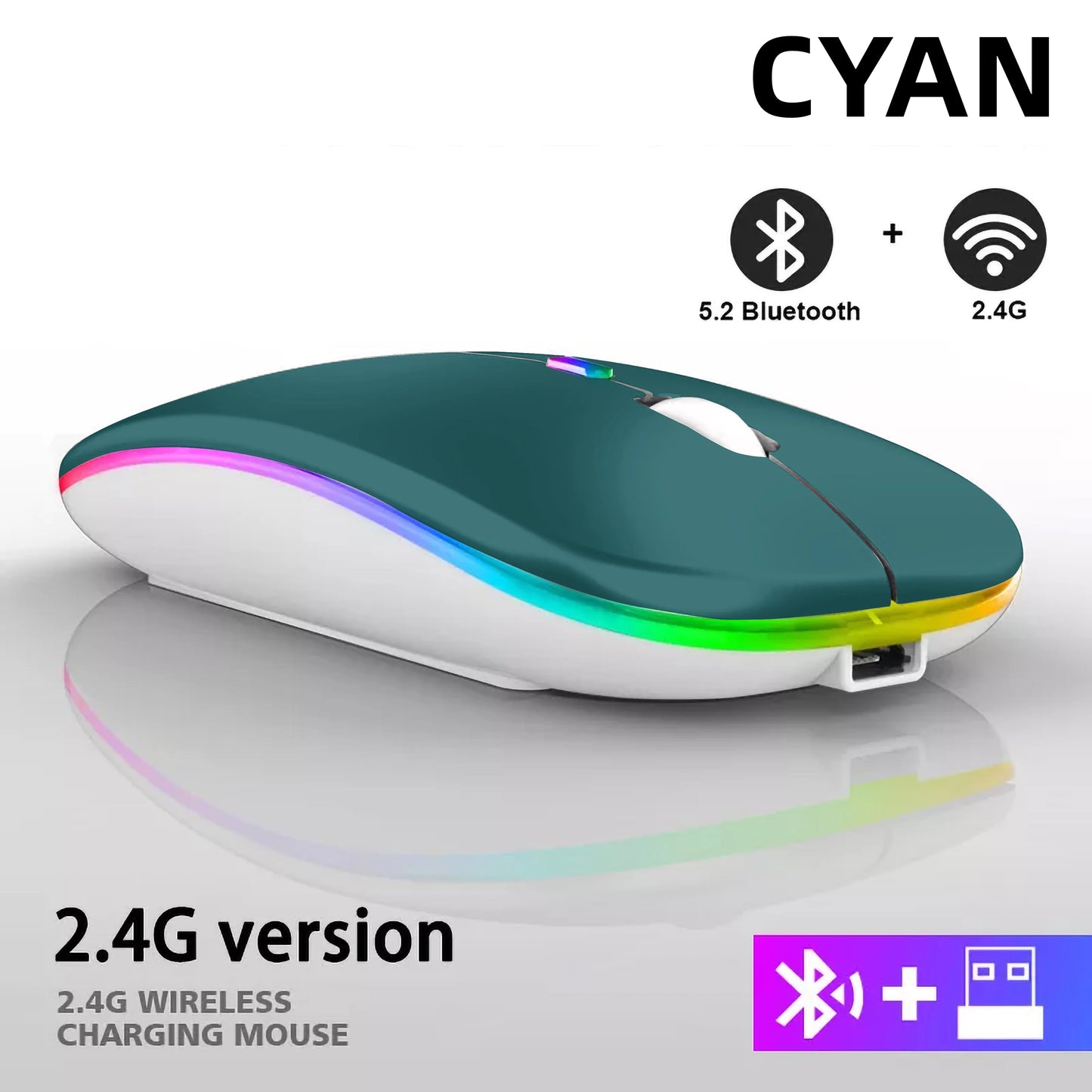 Rechargeable RGB Wireless Mouse
