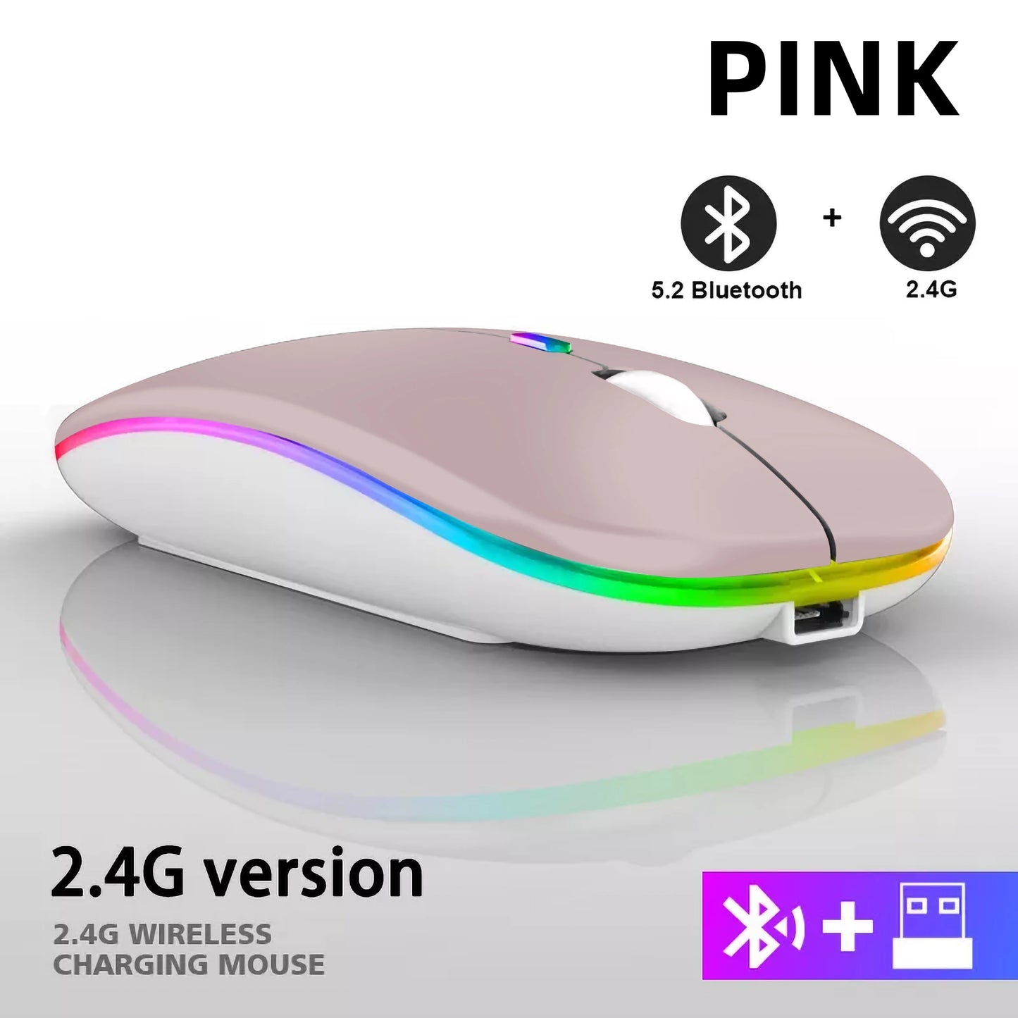 Rechargeable RGB Wireless Mouse