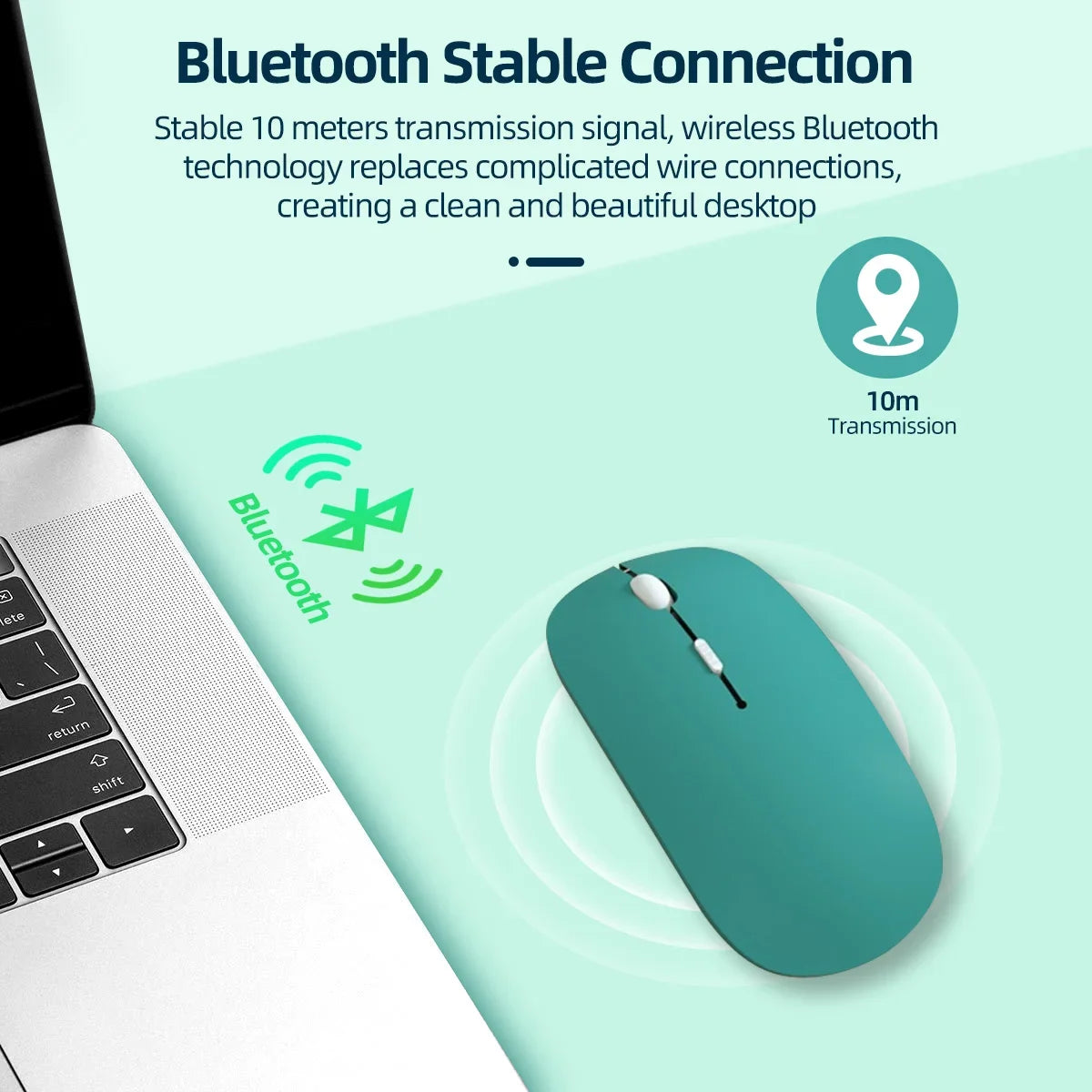 Portable Wireless Bluetooth Mouse