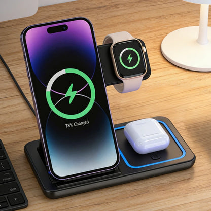 Foldable Wireless Charging Station