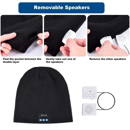 Bluetooth Beanie Hat Headphones