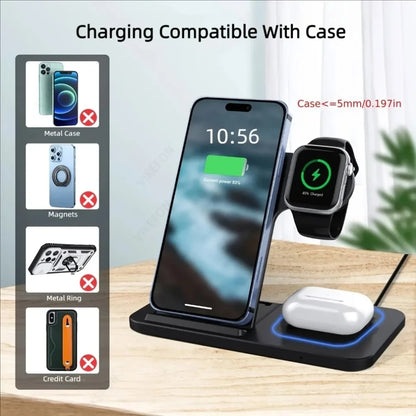 Foldable Wireless Charging Station