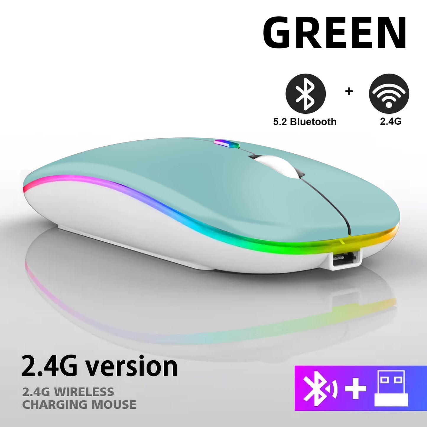 Rechargeable RGB Wireless Mouse