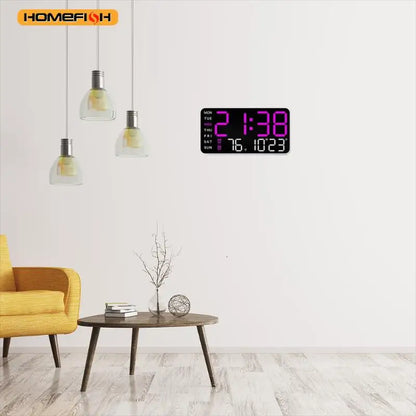 Smart LED Digital Wall Clock