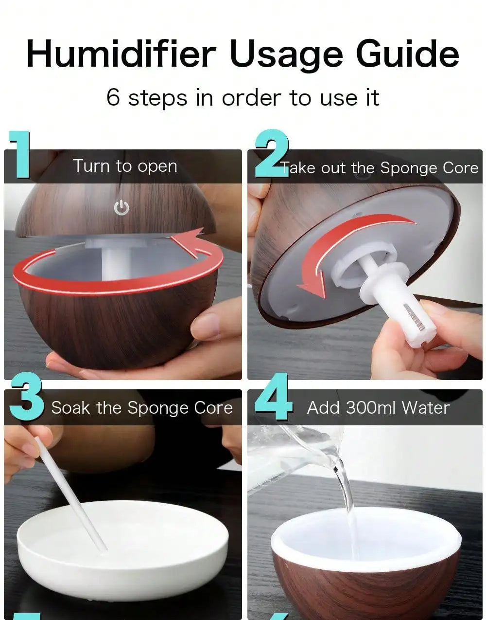 Portable USB Mist Humidifier