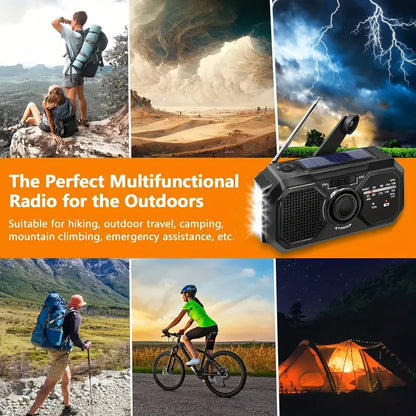Emergency Solar Crank Radio