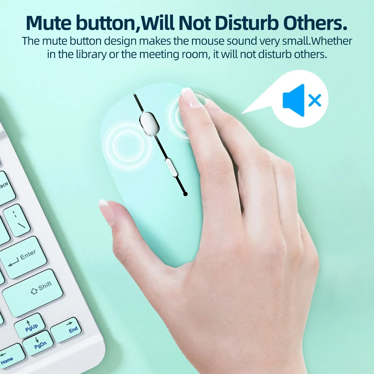 Portable Wireless Bluetooth Mouse
