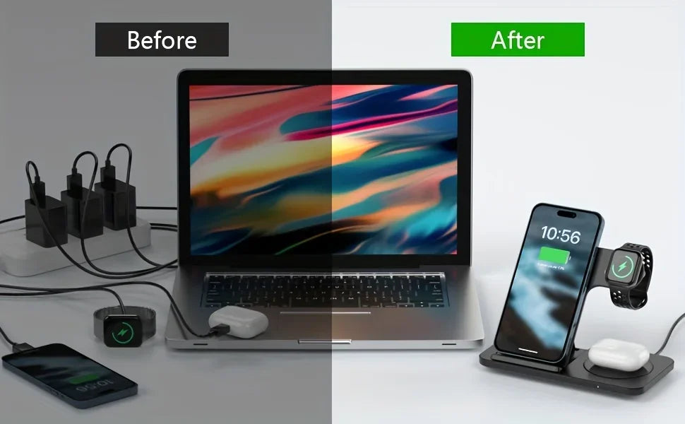 Foldable Wireless Charging Station
