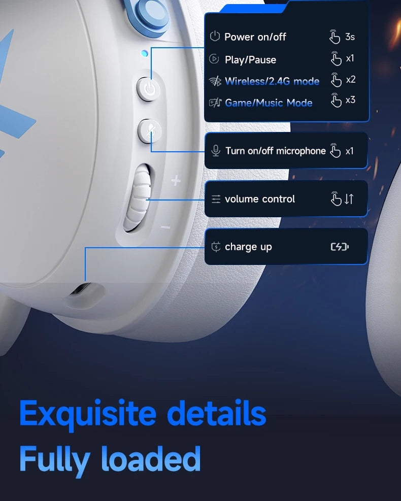 Tri-Mode Gaming Headset