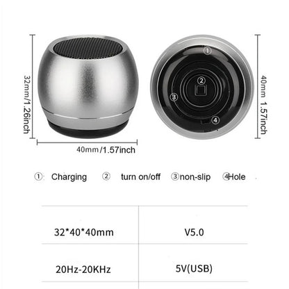Mini Portable Bluetooth Speaker