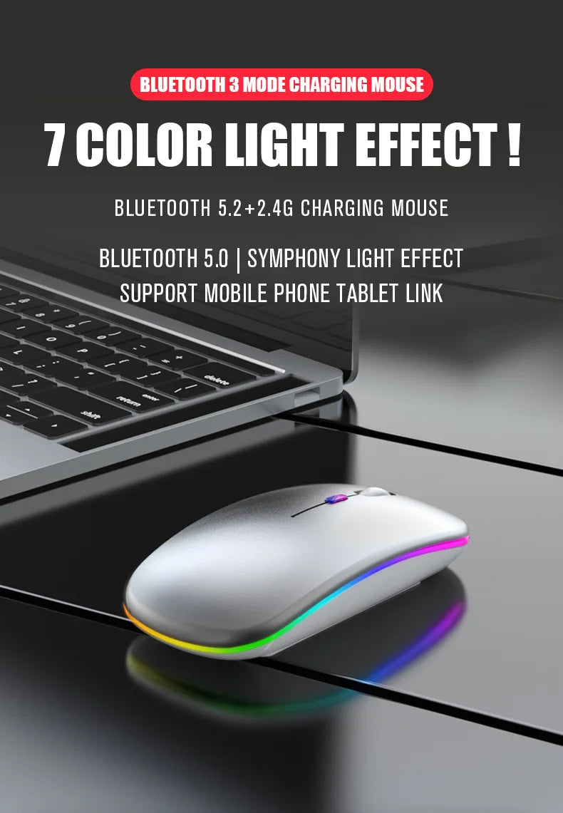 Rechargeable RGB Wireless Mouse