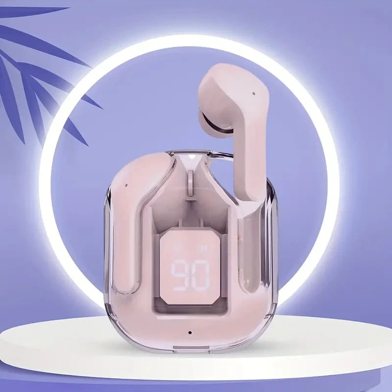 Wireless Bluetooth Earphones Clear Case